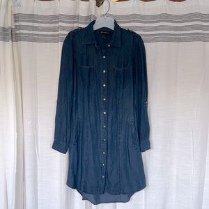 Long Sleeves Jean INC Dress